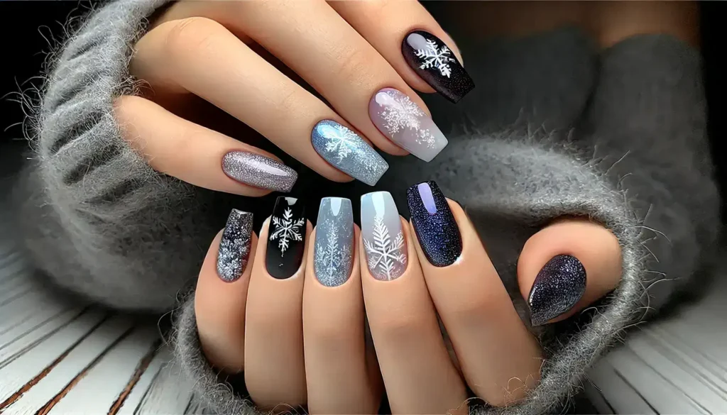 classy short nails