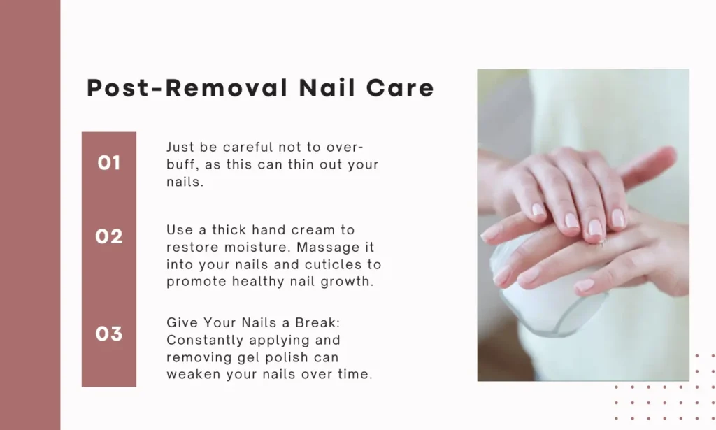 post nail gel remover care